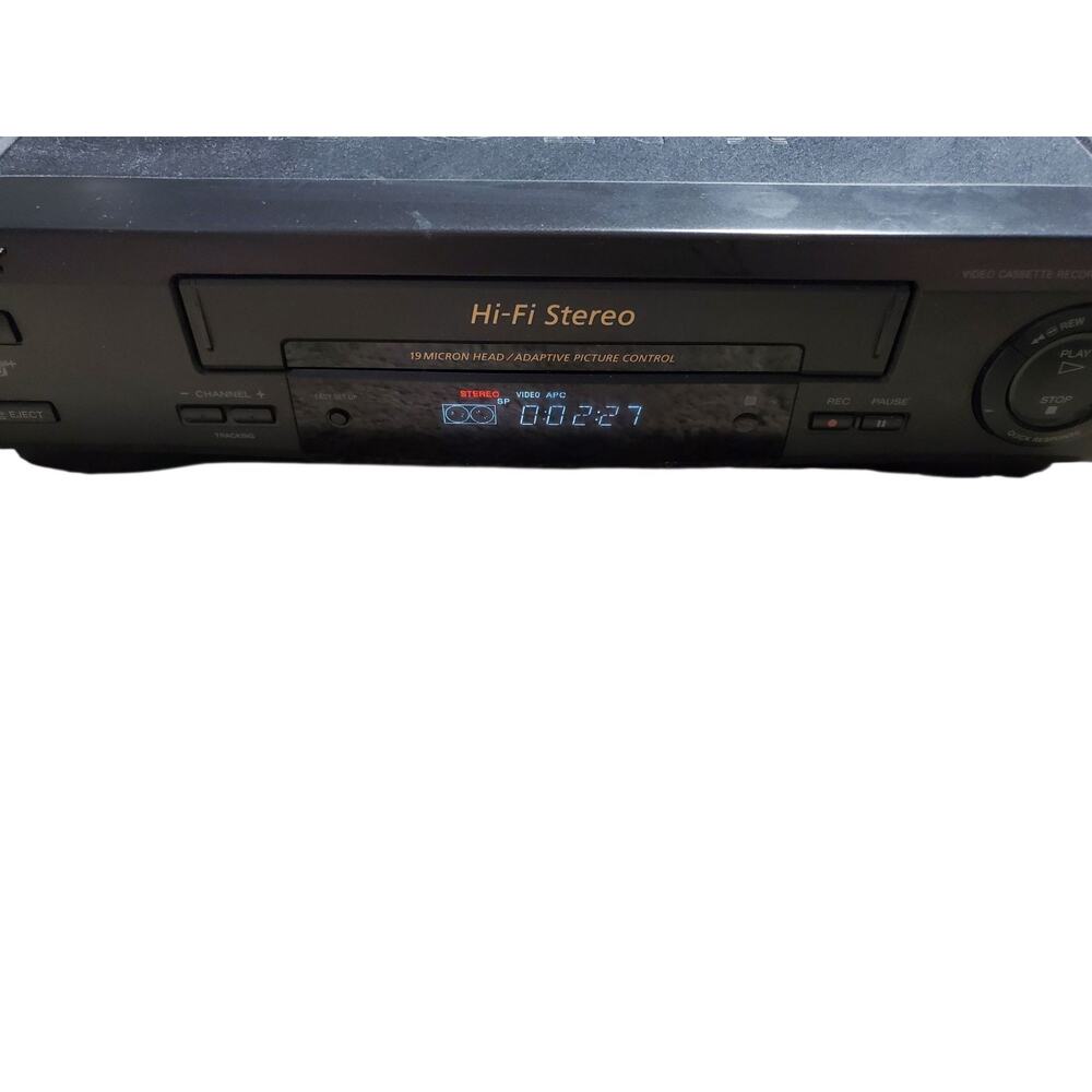 Sony SLV-679HF Hi-Fi Stereo VCR VHS Player Recorder No Remote Tested and WORKS